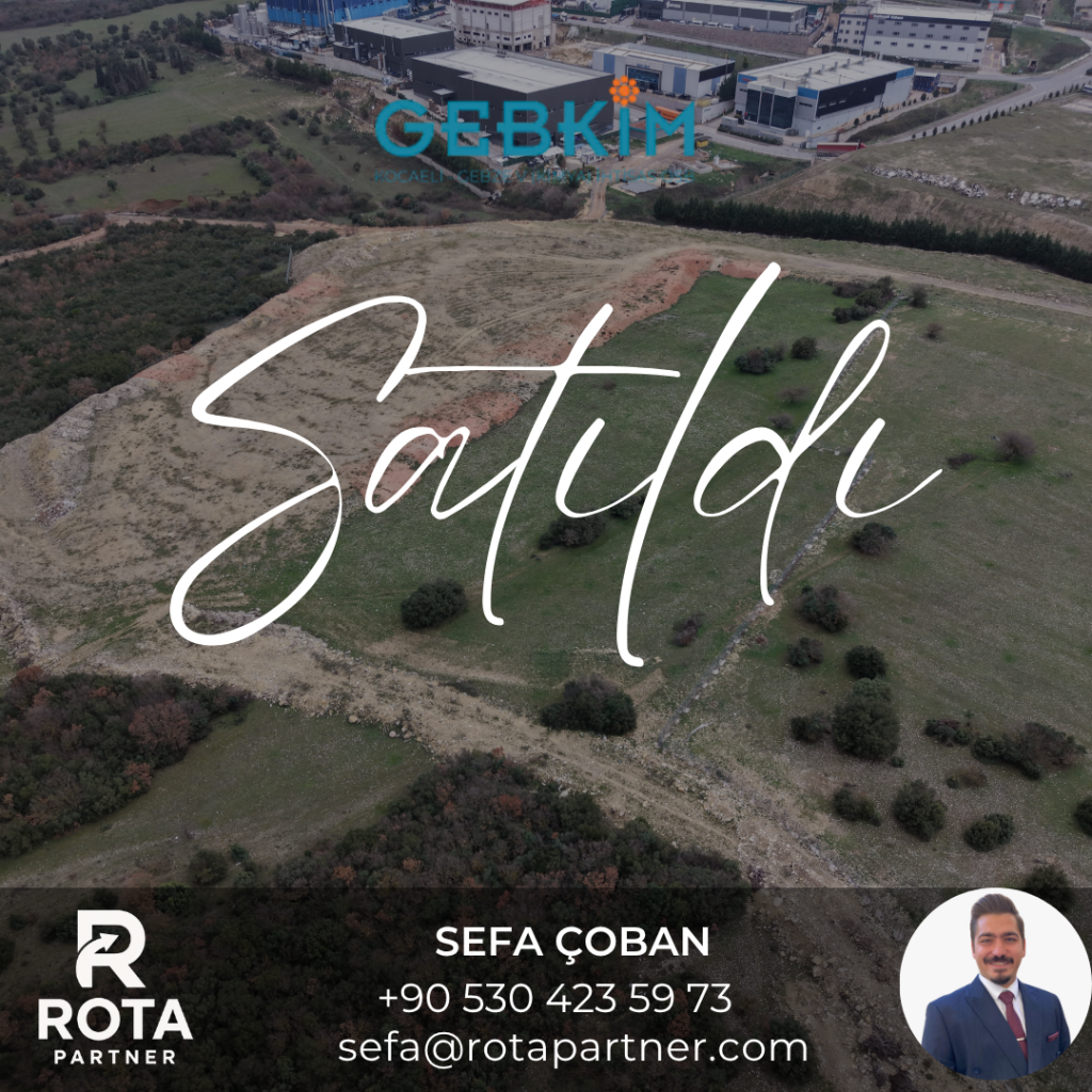 Dilovası Gebkim Cepheli Satılık 9.750 m2 Depolama İmarlı Arsa